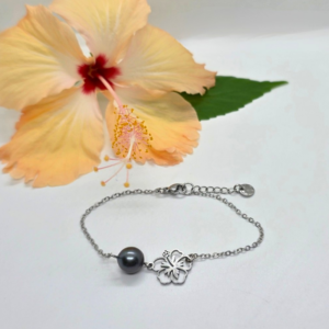 les-bijoux-de-pims-bracelet-hibiscus-argenté-perle-tahiti